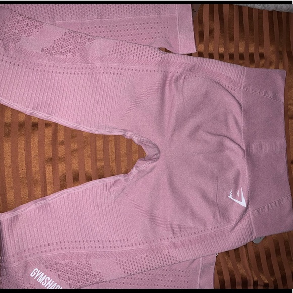 Gymshark Flawless Knit Legging Washed Lavender - Picture 3 of 5